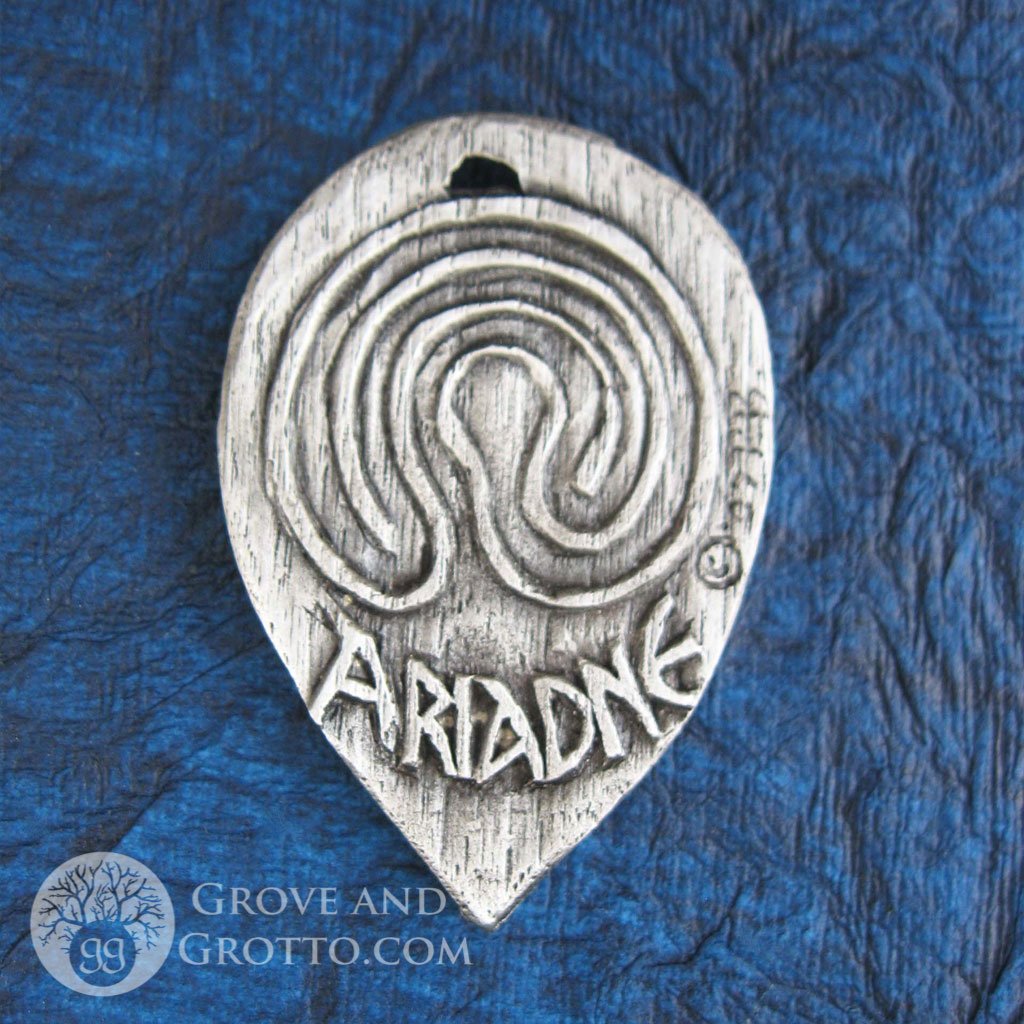 Ariadne Pewter Charm - Grove and Grotto